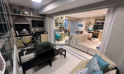 Imperdível! Apartamento à venda em Santos-SP, bairro Campo Grande, 2 quartos, 2 suítes, 1 sala, 3 banheiros, 2 vagas, 88m².