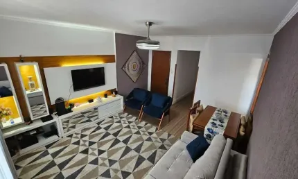 Apartamento à venda em santos-sp, vila belmiro: 2 quartos, 1 suíte, 1 sala, 3 banheiros, 1 vaga, 105m² de área.