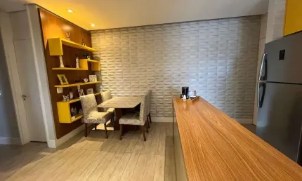 Apartamento à venda em santos-sp: 2 quartos, 1 suíte, 2 salas, 2 banheiros, 1 vaga no estuário - imperdível!