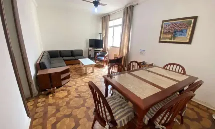 Apartamento à venda no Gonzaga, Santos-SP: 3 quartos, 1 sala, 2 banheiros, 1 vaga de garagem, 118m² de área.
