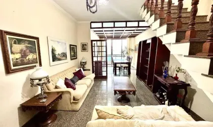 Cobertura de luxo à venda em santos-sp, bairro aparecida: 3 quartos, 1 suíte, 2 salas, 3 banheiros, 3 vagas de garagem, 296m².