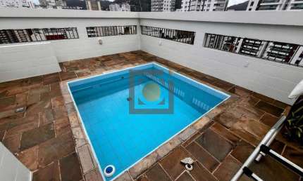 Cobertura de na Pompéia, Santos-SP: 3 Quartos, 1 Suíte, 3 Salas, 4 Banheiros, 4 Vagas, 323m²