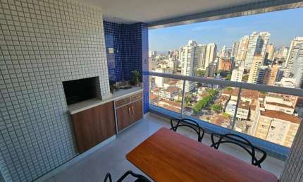Apartamento com 3 quartos, Pompéia, Santos - R$ 1.65 mi, Cod: 2247