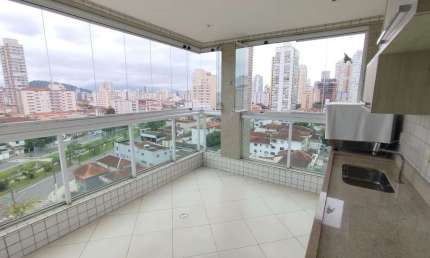 Apartamento Exclusivo na Pompéia, Santos-SP: 3 Quartos, 1 Suíte, Varanda Gourmet e Vista Livre. 128m² de Luxo e Conforto!