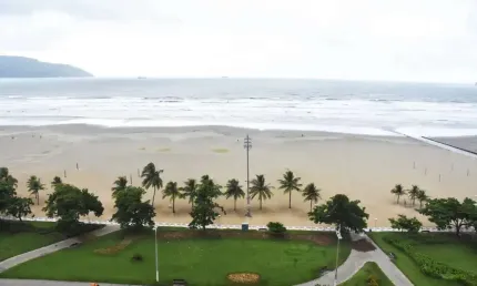 Apartamento de luxo com vista espetacular no bairro da pompéia, santos-sp - 4 quartos, 2 suítes, 3 salas, 5 banheiros, 2 vagas - 252m²