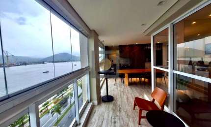 Apartamento vista mar, Ponta da Praia, Santos -  Cod: 2518