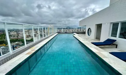 Apartamento à venda em Santos-SP, bairro Boqueirão: 1 quarto, 1 suíte, 1 sala, 1 banheiro, 1 vaga de garagem, 60m²