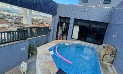 Cobertura com 3 quartos, Estuário, Santos - R$ 790 mil, Cod: 1663