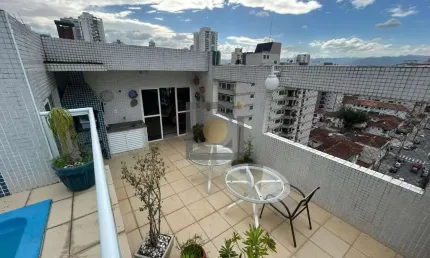 Cobertura de luxo no embaré: 4 quartos, piscina privativa e churrasqueira! agende sua visita agora!