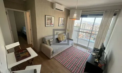 Apartamento à venda na ponta da praia, santos-sp: 1 quarto, 1 sala, 1 banheiro, 1 vaga de garagem, 45m² - vista panorâmica e lazer completo!