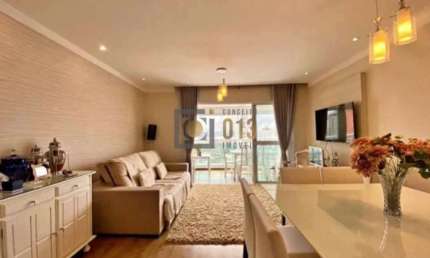 APARTAMENTO A VENDA NO GONZAGA - SANTOS, 03 QUARTROS, LAZER COMPLETO, 2 VAGAS  !!