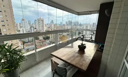 Apartamento à venda na Ponta da Praia ? 3 Quartos e Varanda Gourmet