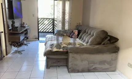 Apartamento à venda em Santos-SP: 2 quartos, 1 suite, 1 sala, 3 banheiros, 1 vaga. Praticidade, conforto e segurança em Campo Grande!