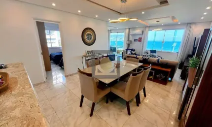 Apartamento à venda em Santos-SP - 3 quartos, 1 suíte, 3 salas, 3 banheiros, 1 vaga - Bairro Boqueirão - 123m² de área