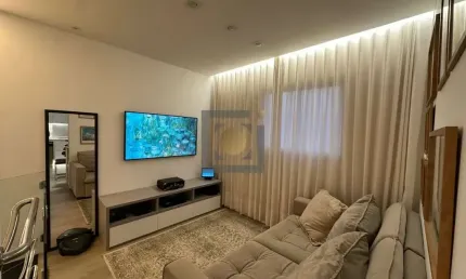 Apartamento à venda em santos-sp, boqueirão: 2 quartos, 1 suíte, sala, 2 banheiros, garagem e 74m² de área!