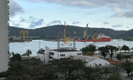 Apartamento à venda na Ponta da Praia, Santos-SP, com 3 quartos, 1 suíte, 1 sala, 4 banheiros, 1 vaga de garagem, 140m².