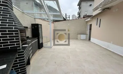 Invista em qualidade de vida: casa à venda em Santos-SP, Marapé, 2 quartos, 2 salas, 2 banheiros, 3 vagas, 13m².