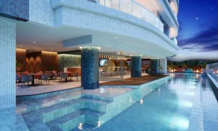 Imperdível apartamento de luxo na Ponta da Praia, Santos-SP: 3 quartos, 3 suítes, 2 salas, 5 banheiros, 3 vagas, 163m².