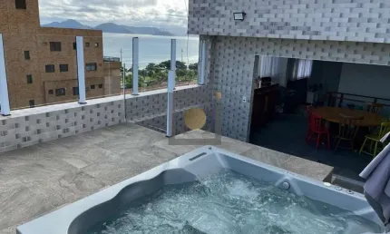 Cobertura de luxo à venda em Santos-SP, bairro Aparecida: 3 quartos, 2 suítes, 2 salas, 4 banheiros, 2 vagas, 178m².