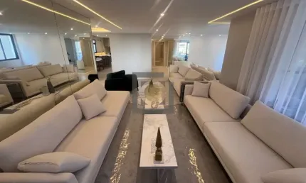 Magnífico apartamento à venda em santos-sp, bairro boqueirão, 4 quartos, 4 suítes, 3 salas, 6 banheiros, 4 vagas de garagem, 295m².