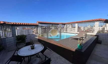 Apartamento à venda em santos-sp, campo grande: 3 quartos, 1 suíte, 3 salas, 3 banheiros, 1 vaga, 201m². agende sua visita!