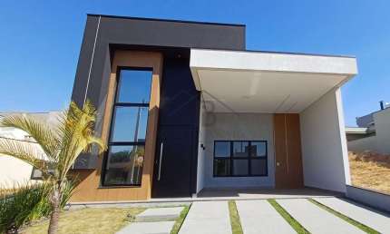 Casa em Condomínio de Luxo em Indaiatuba-SP  3 Quartos, 3 Suítes, 2 Salas  Loteamento Park Gran Reserve  142m²  4 Vagas