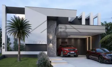 Casa alto padrão condominio evidências indaiatuba, 307 metros, 3 suites, com planejados!