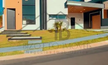 Casa de alto padrão em condomínio Park Gran Reserve, Indaiatuba-SP: 3 quartos 2 suítes, 1 sala, 3 banheiros, 3 vagas, 173m².
