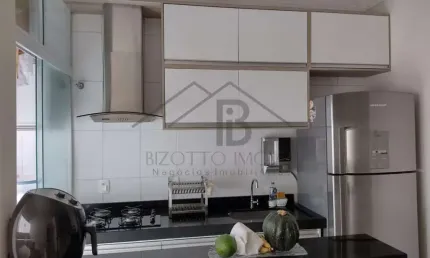 Apartamento à venda em indaiatuba-sp, jardim regente! 2 quartos, sala, banheiro, vaga de garagem. 59,83 m² de área!