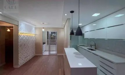 Apartamento todo reformado no condomínio residencial florença - cotia