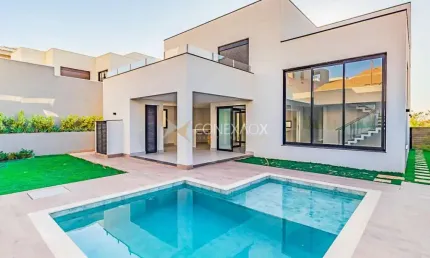 Casa em condomínio fechado com 4 quartos à venda na Rua das Palmas, S/N, Alphaville Dom Pedro 3, Campinas, 350 m2 por R$ 3.990.000
