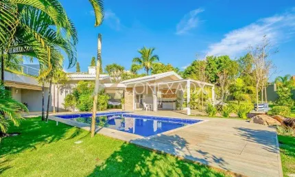 Casa em condomínio fechado com 4 quartos à venda na Avenida Araçá, S/N°, Loteamento Alphaville Campinas, Campinas, 466 m2 por R$ 5.000.000