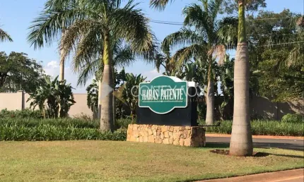 Terreno em condomínio fechado à venda na avenida haras patente, s/n, residencial haras patente, jaguariúna por r$ 800.000