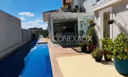 Casa em condomínio fechado com 4 quartos à venda na avenida professora dea ehrhardt carvalho, 2500, sítios de recreio gramado, campinas, 294 m2 por r$ 2.800.000