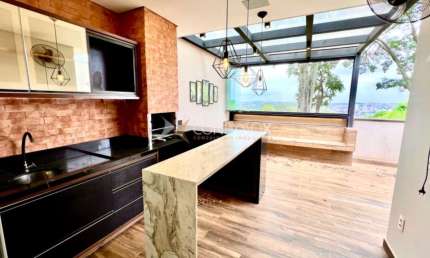 Casa em condomínio fechado com 3 quartos à venda na Estrada dos Jequitibás, 1580, Chácaras Alpina, Valinhos, 145 m2 por R$ 1.280.000