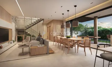 Casa em condomínio fechado com 3 quartos à venda na avenida professora dea ehrhardt carvalho, 1400, sítios de recreio gramado, campinas, 216 m2 por r$ 3.018.000
