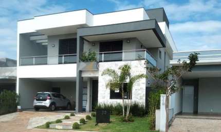 Casa em condomínio fechado com 4 quartos à venda na Rua Sebastião Cardoso, 548, Parque Brasil 500, Paulínia, 242 m2 por R$ 1.855.000