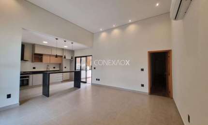 Casa em condomínio fechado com 3 quartos à venda na Avenida Luiz Greco, 225, Vila Monte Alegre, Paulínia, 142 m2 por R$ 1.100.000