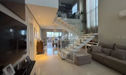 Casa em condomínio fechado com 3 quartos à venda na estrada municipal do roncáglia, 950, roncáglia, valinhos, 216 m2 por r$ 1.900.000