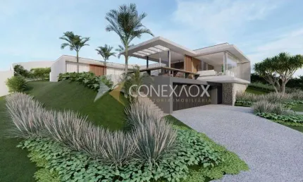 Casa em condomínio fechado com 4 quartos à venda na Avenida Isaura Roque Quércia, 5, Loteamento Residencial Pedra Alta (Sousas), Campinas, 470 m2 por R$ 5.490.000