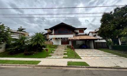 Casa em condomínio fechado com 4 quartos para alugar na Avenida Araçá, S/N°, Loteamento Alphaville Campinas, Campinas, 604 m2 por R$ 18.000