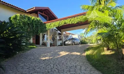 Casa em condomínio fechado com 4 quartos à venda na rua sérgio dalben, s/n, chácara são rafael, campinas, 359 m2 por r$ 2.800.000