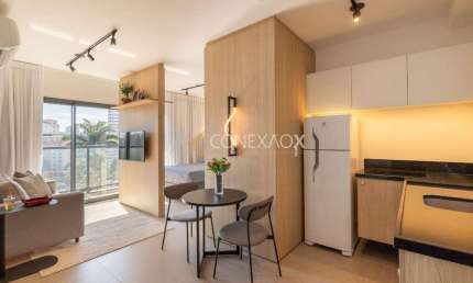 Apartamento com 1 quarto para alugar na Rua Maria Monteiro, 536, Cambuí, Campinas, 39 m2 por R$ 4.500