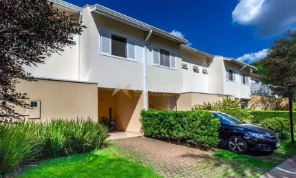 Casa em condomínio fechado com 3 quartos à venda na rua santa mônica, 280, jardim santa marcelina, campinas, 121 m2 por r$ 1.260.000