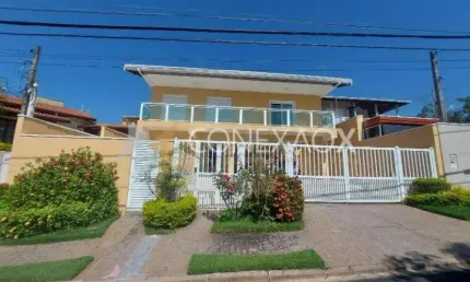 Casa em condomínio fechado com 4 quartos à venda na rua albamar, 55, loteamento caminhos de san conrado (sousas), campinas, 365 m2 por r$ 1.790.000