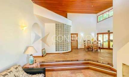 Casa em condomínio fechado com 4 quartos para alugar na Rua Armando Eurico Stocco, 13, Jardim Botânico (Sousas), Campinas, 412 m2 por R$ 14.000