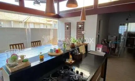 Casa em condomínio fechado com 3 quartos à venda na rua professor antônio nogueira braga, 76, mansões santo antônio, campinas, 136 m2 por r$ 1.100.000