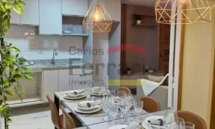 Apartamento Chora Menino decorado  35 m² 2 dormitórios 1 vaga de garagem