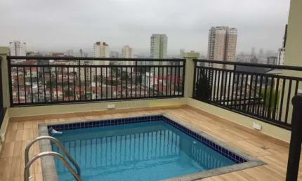 Cobertura duplex com 241 m², 3 suítes, piscina, área gourmet, 6 vagas, próximo metro parada inglesa