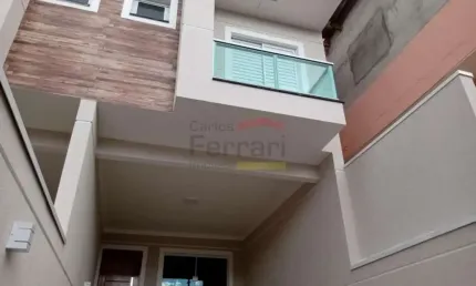 Sobrado Novo 3 Dormitórios, sendo 1 Suíte, 2 Vagas 145m²